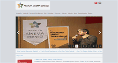 Desktop Screenshot of antalyasinemadernegi.org